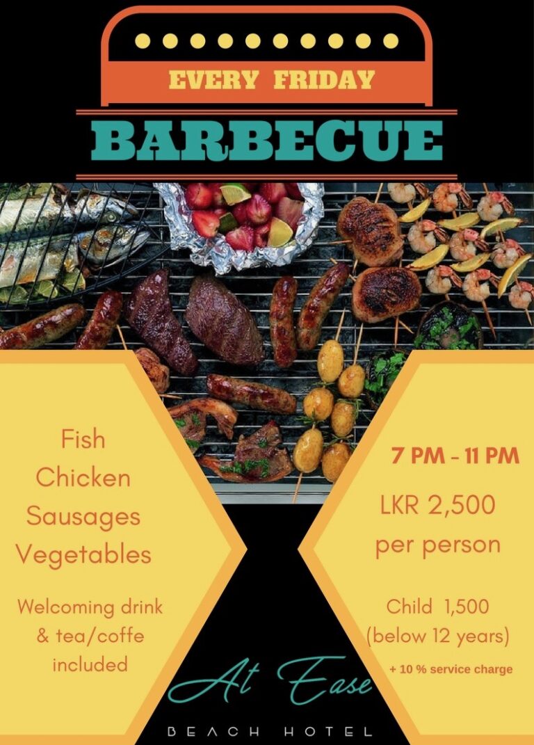 Join our Friday night Barbecue!