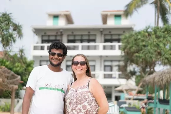 Merete Dinesh At Ease Beach Hotel