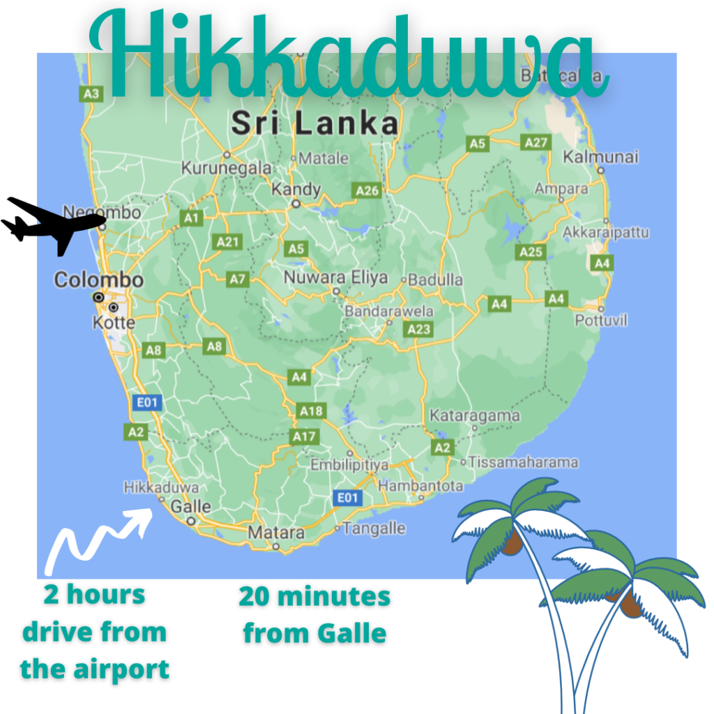 Hikkaduwa location