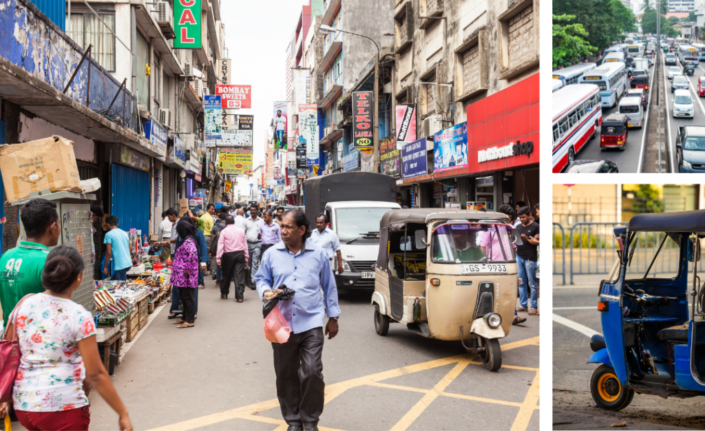 Traffic to be faced in touring Colombo