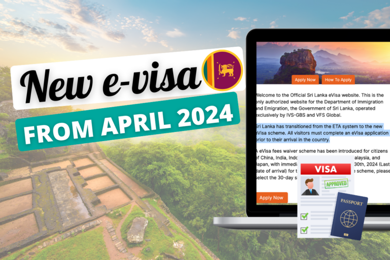 new evisa srilanka apåril 2024